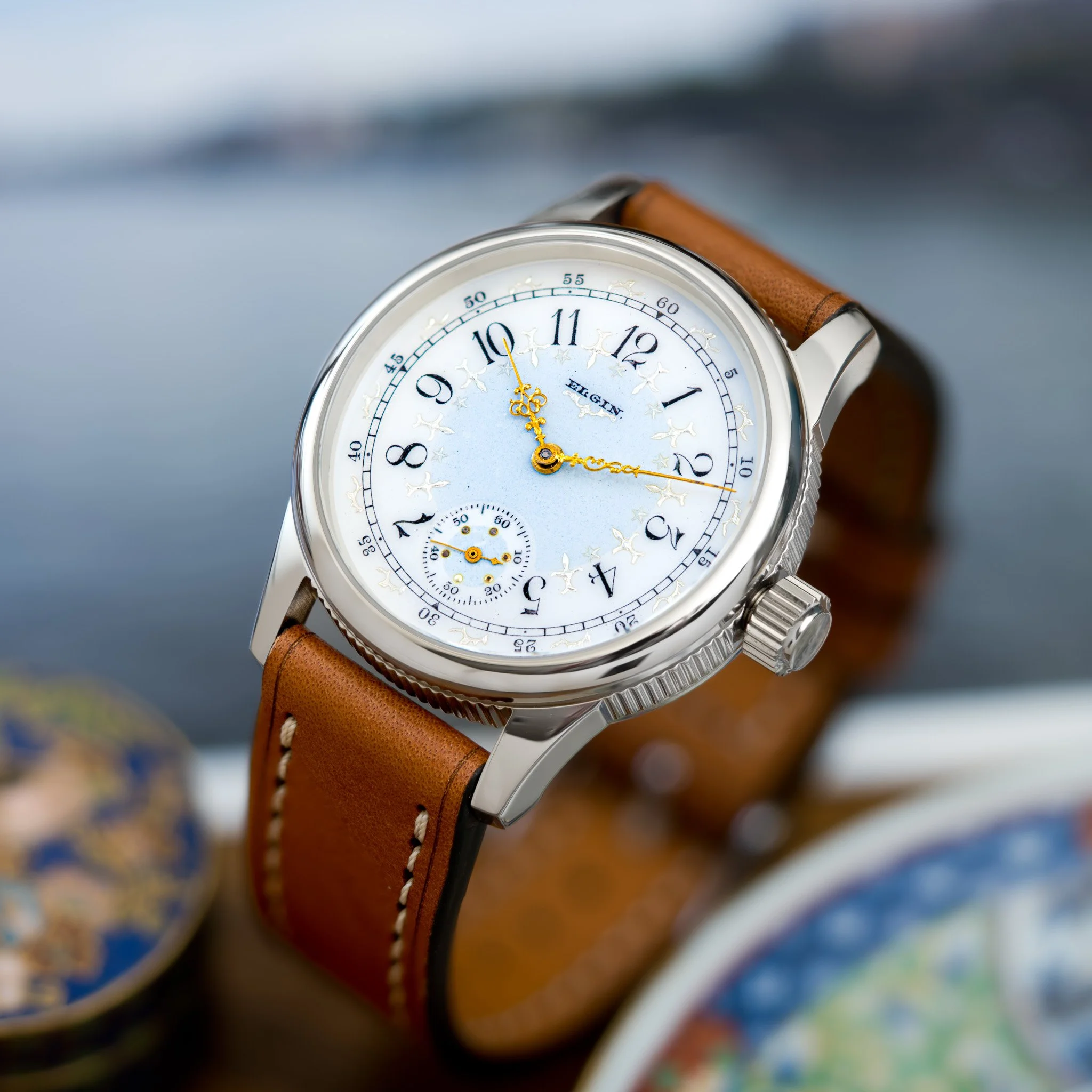 Elgin pocket watch conversion — Frett & Co Clockworks